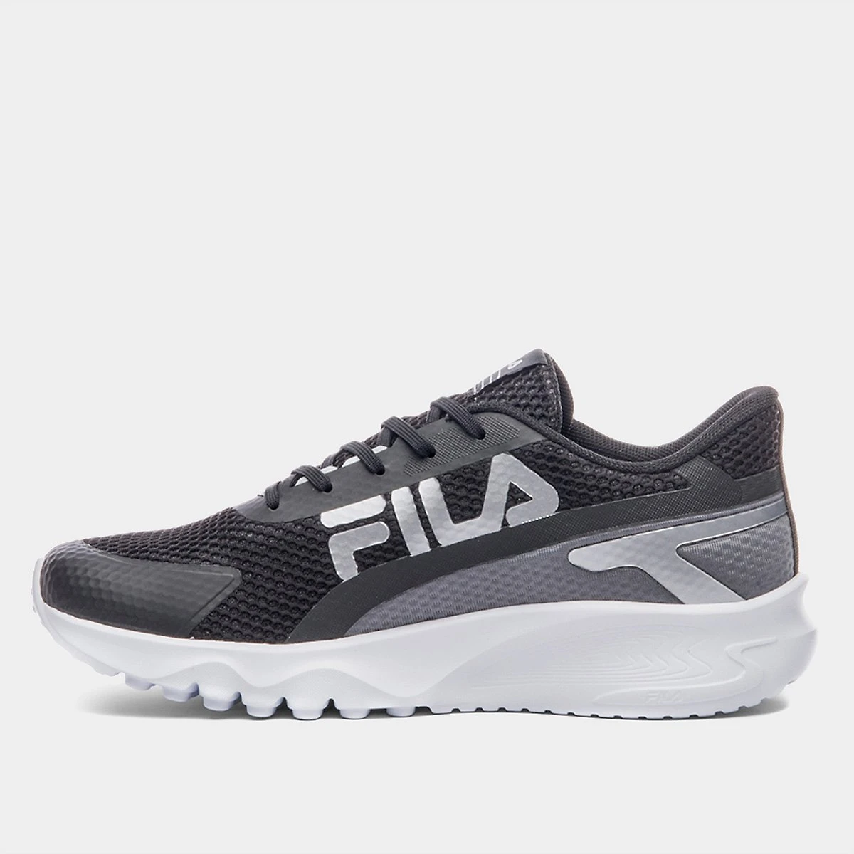 Miniatura Tenis Fila Prize Feminino Preto+Grafite - 34