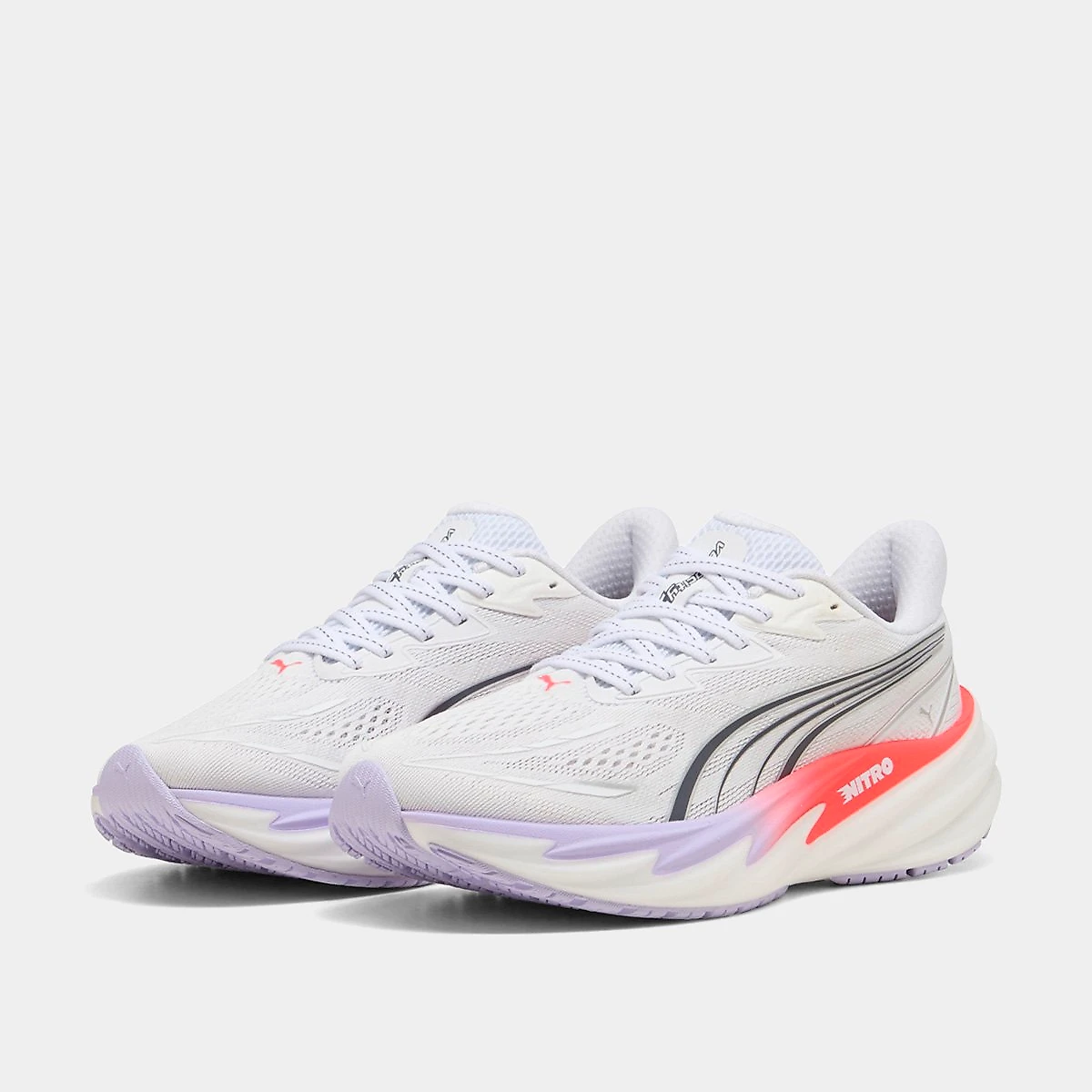 Tênis Puma Velocity Nitro 5 Feminino Branco+Vermelho - 34