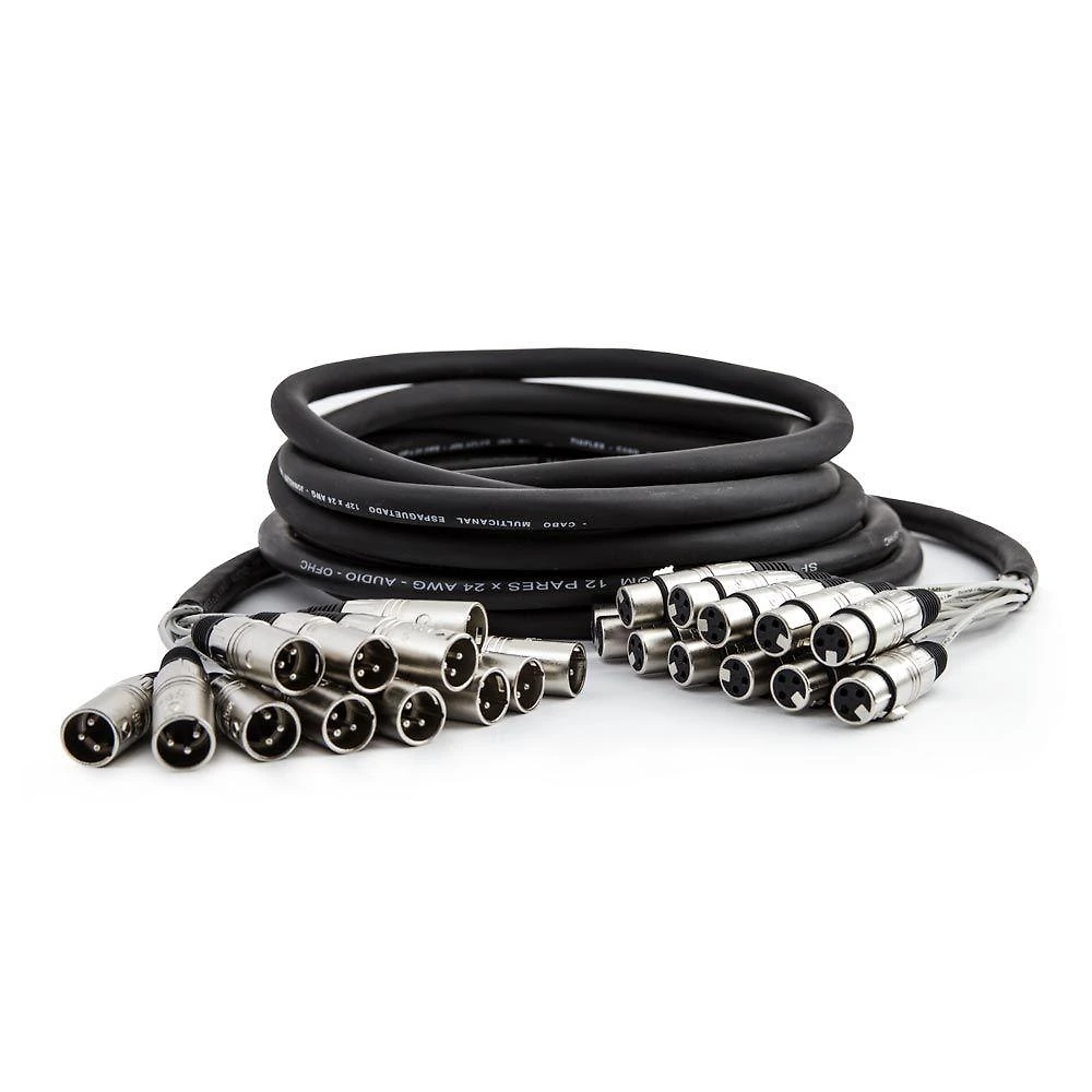 Multicabos Xlr 12 Vias Santo Angelo - 5 Mt