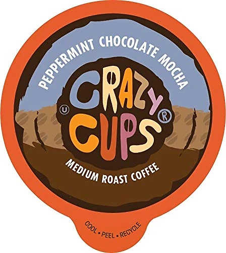 Cápsulas de Café com sabor de Mocha de Chocomenta 80u Keuring Kcup Crazy Cups