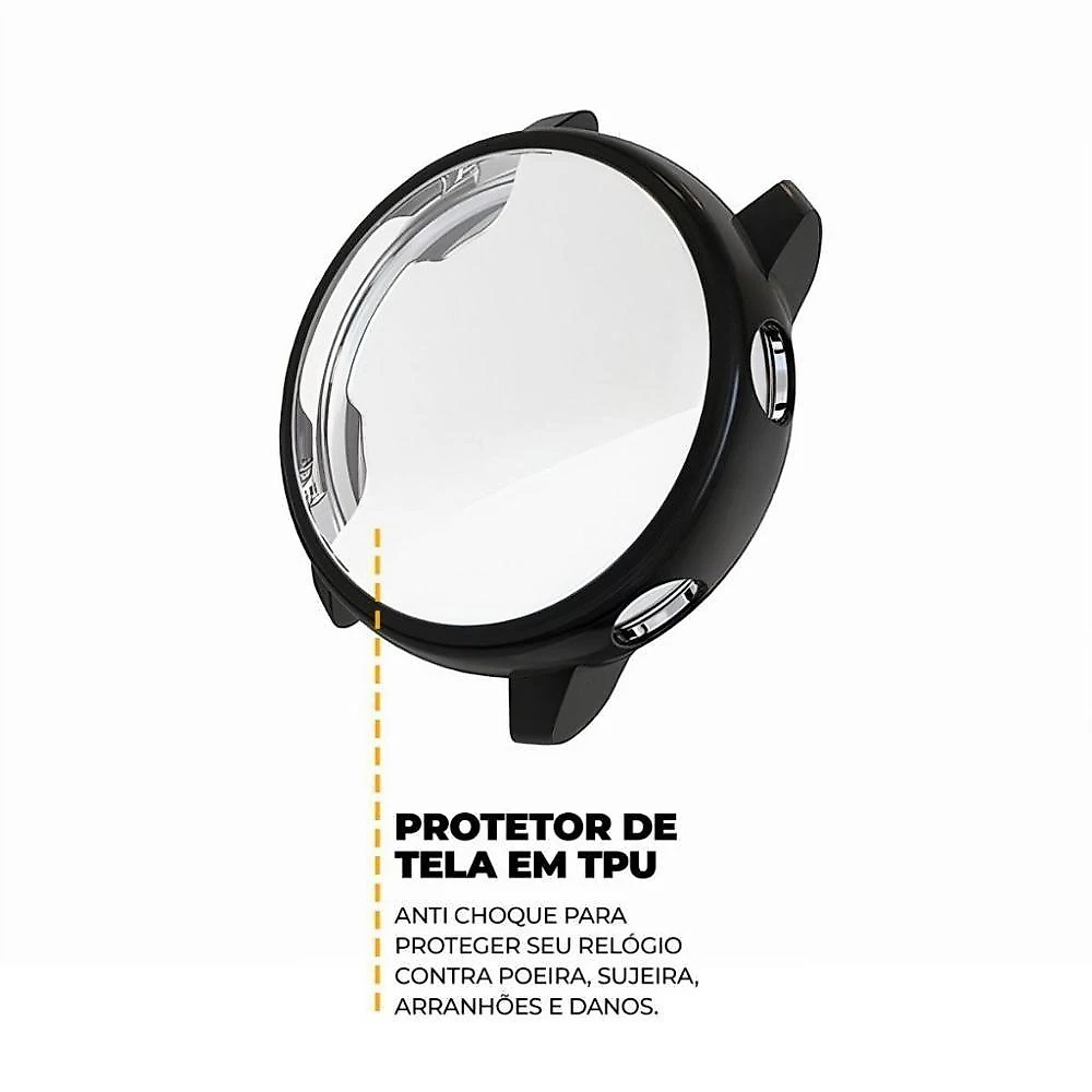 Case Para Samsung Watch Active 2 44Mm - Case Bumper Armor - Gshield