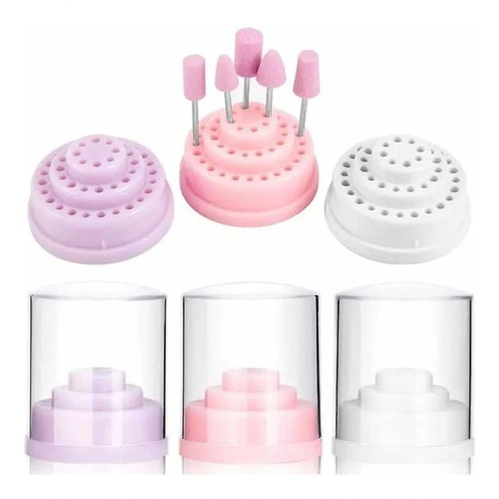 Expositor Porta Brocas Cerâmica Diamantadas Unhas De Gel
