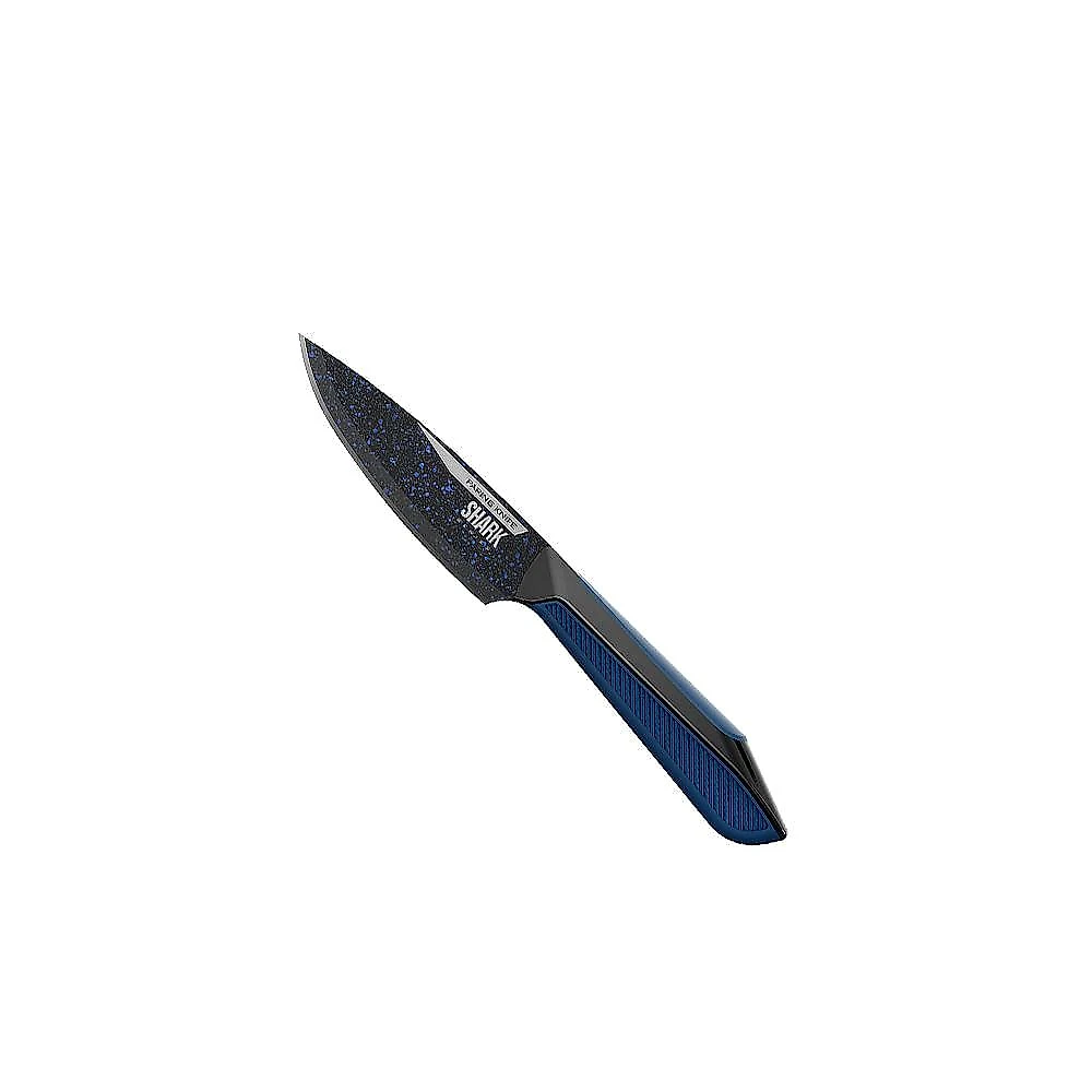 Conjunto de facas ichef polishop - shark series - special cut - blue duo azul e preto