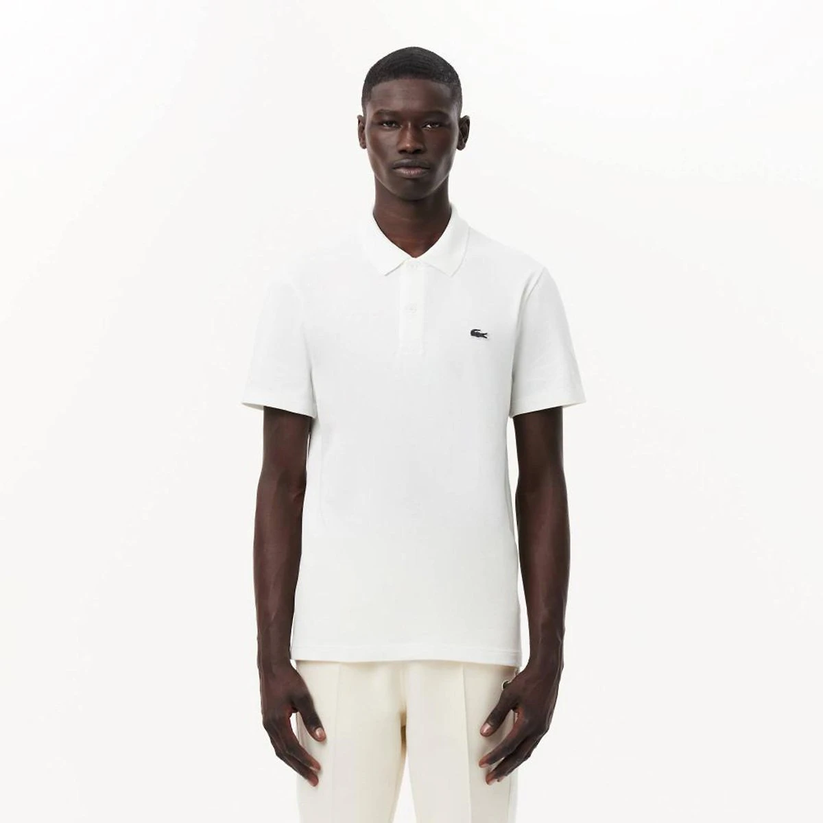 Miniatura Camisa Polo Lacoste Regular Masculina Branco - G