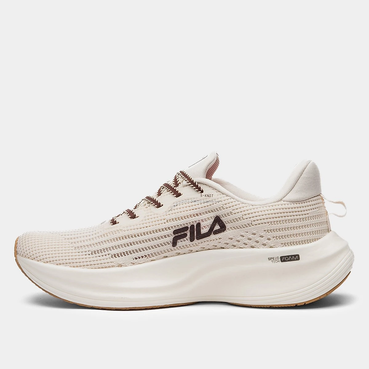 Tênis Fila Racer Speedzone Feminino Bege+Dourado - 33