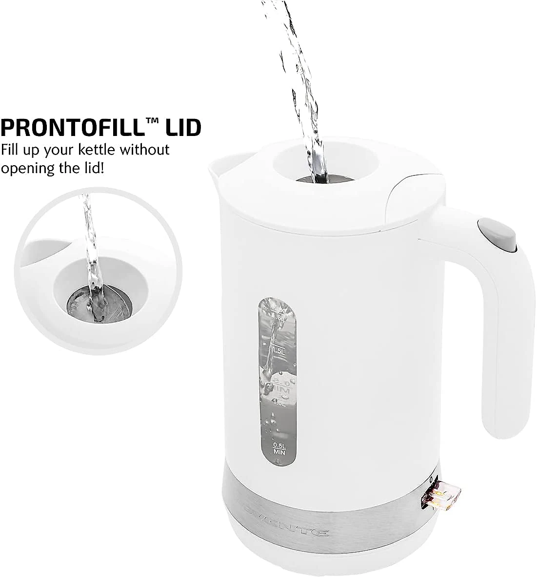 Ovente Chaleira Elétrica de 18L com Desligamento Automático 1 500W110V Branco