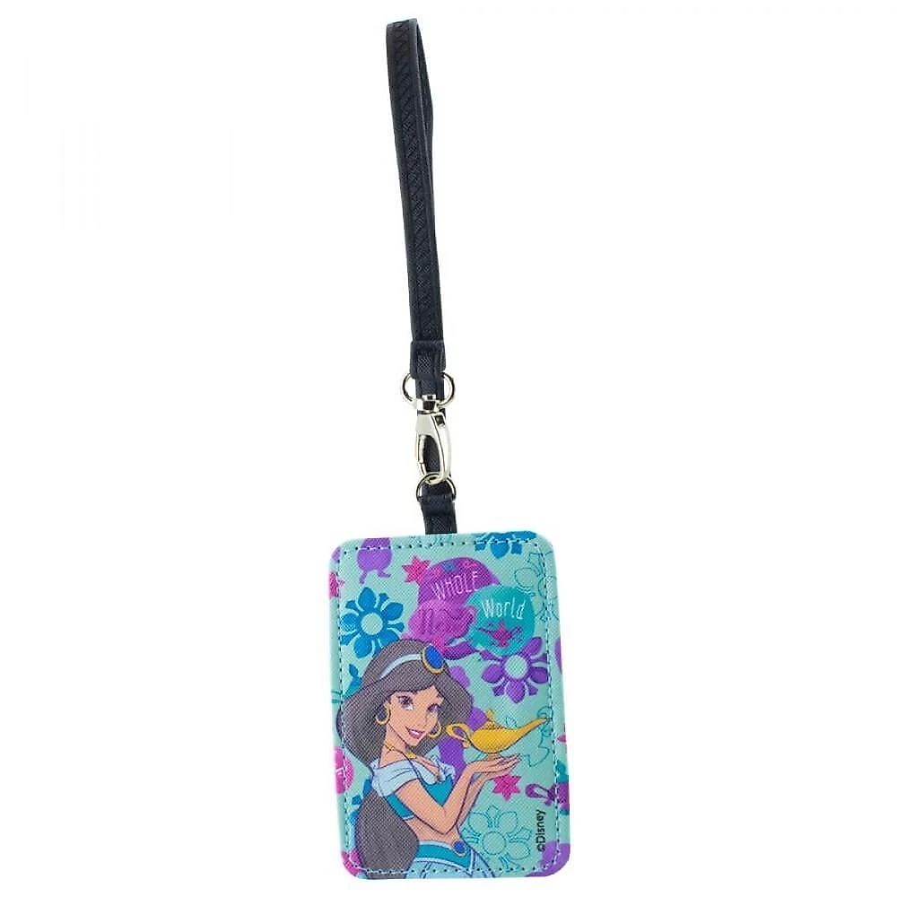 Etiqueta Bagagem Preta Aladdin Jasmine 10.5x7.5cm Disney