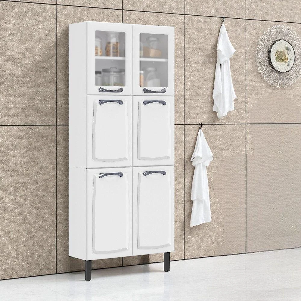 Paneleiro em Aço 6 Portas 80cm New Premium Itatiaia