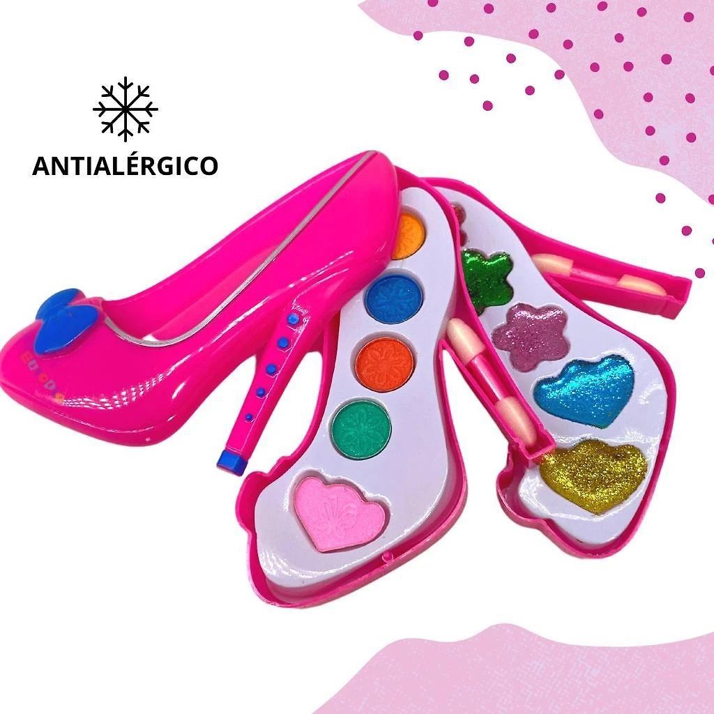 Miniatura Kit Maquiagem Infantil Batom Anti-Alérgico Brinquedo Menina