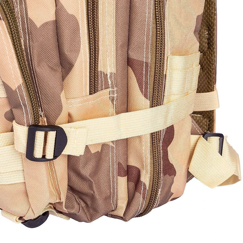 Mochila Multiuso Escolar Tática Cargueira 30 Litros Camping Pesca Cáqui