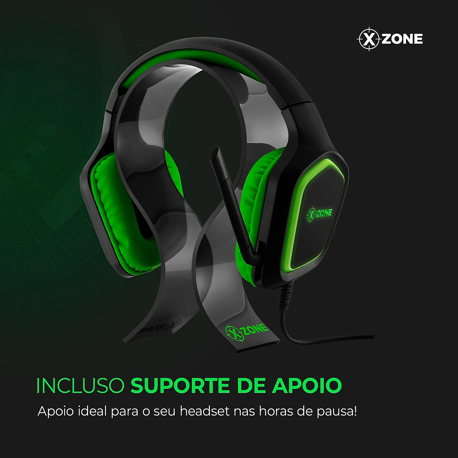 Headset Led Gamer Xzone GHS-02 HEADSET GHS-02 NA HEADSET P3