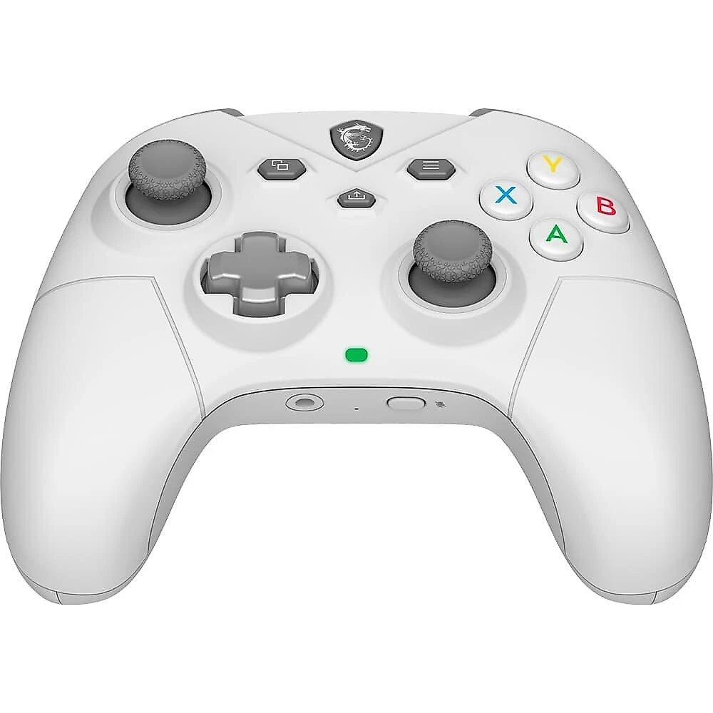 Controle Gamer Sem Fio MSI Force GC300 Wireless White, 2.4GHz, Bluetooth, USB2.0 Tipo-C, PC e Android, Branco - FORCEGC300WW
