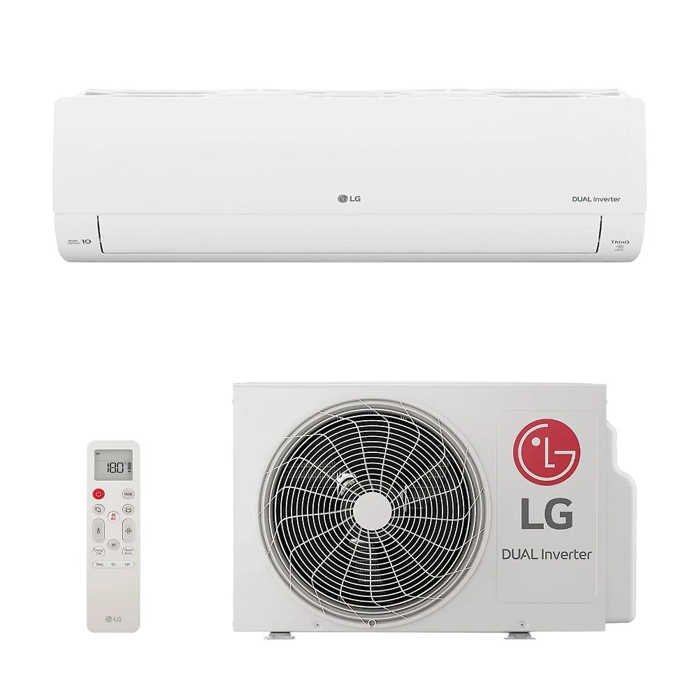 Ar-Condicionado Split Inverter 12000 BTUs LG AI Dual Inverter Voice Só Frio S3-Q12JA31J 220V