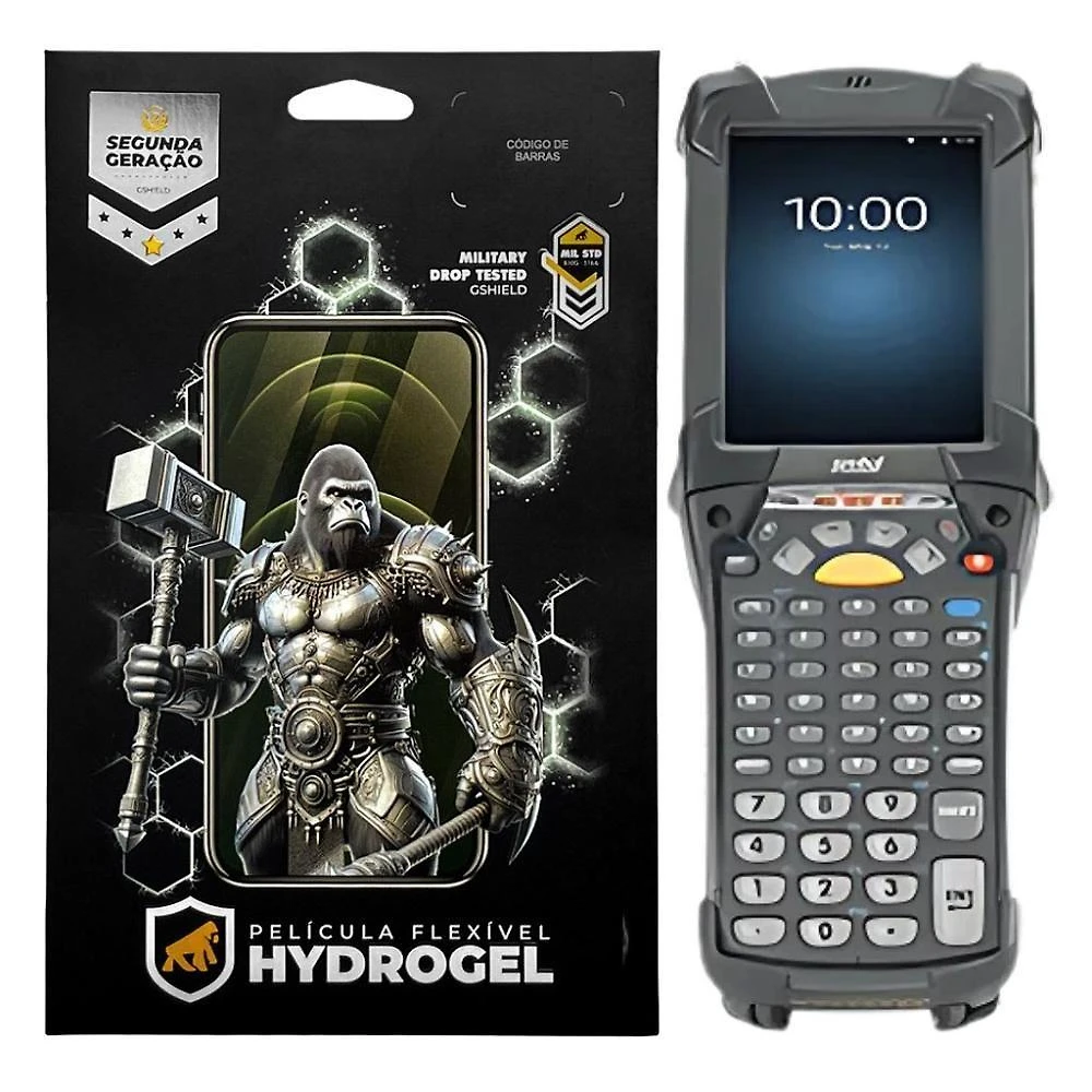 Película Gshield Hydrogel Hd para Zebra MC9200 Proteção Contra Riscos Hidro Nano Pet + TPU Soft Gel