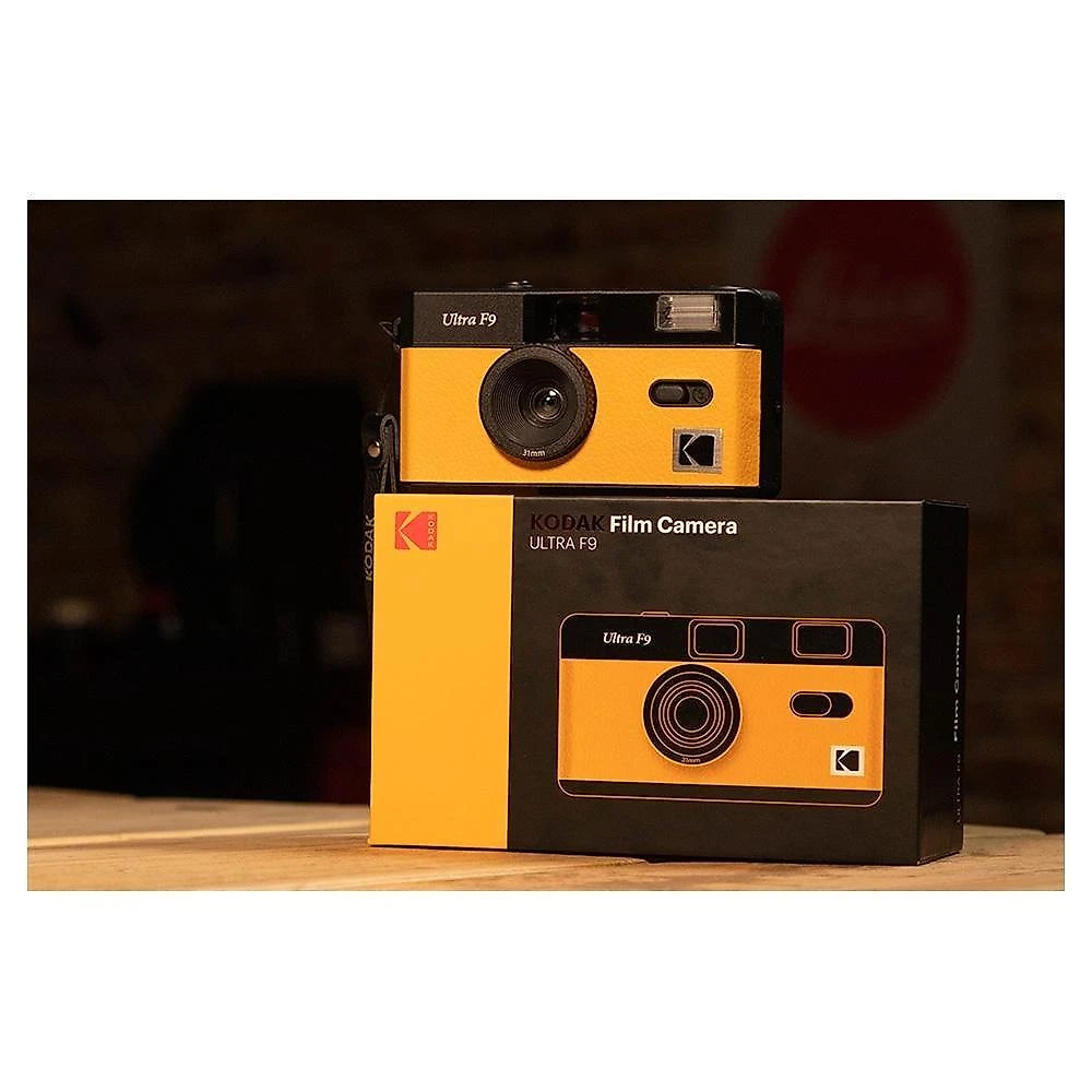 Câmera Analógica Kodak F9, 31mm, Amarelo - CAK20015