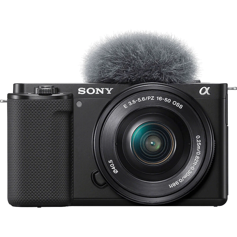 Câmera Sony ZV-E10 Mirrorless 4K com Lente 16-50mm (Preta)