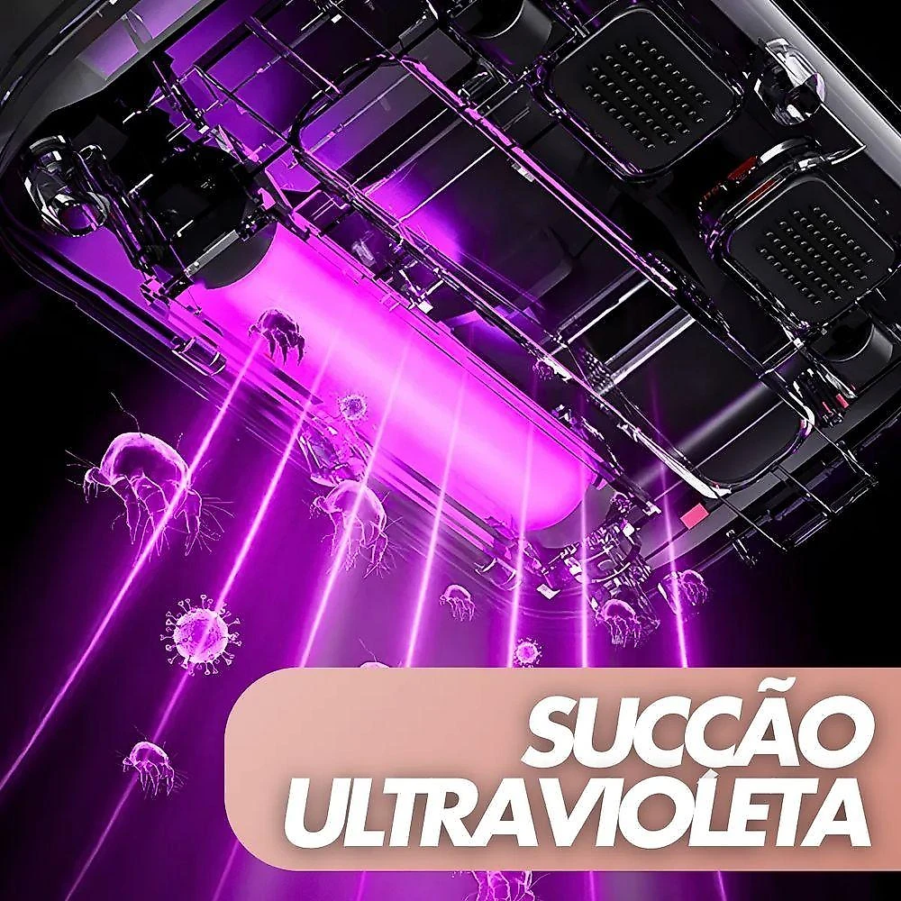 Aspirador Sem Fio Uv Portátil Anti-acáro