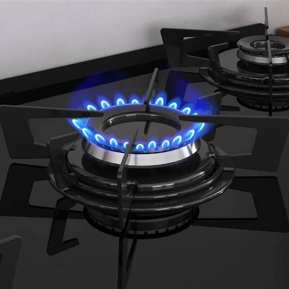 Fogão itatiaia electra glass plus piso 5 bocas preto mesa de vidro - bivolt (3700000486)