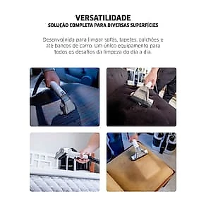 Extratora e Higienizadora de Estofados Portátil Karcher Home Care 1600W 3 em 1 110V
