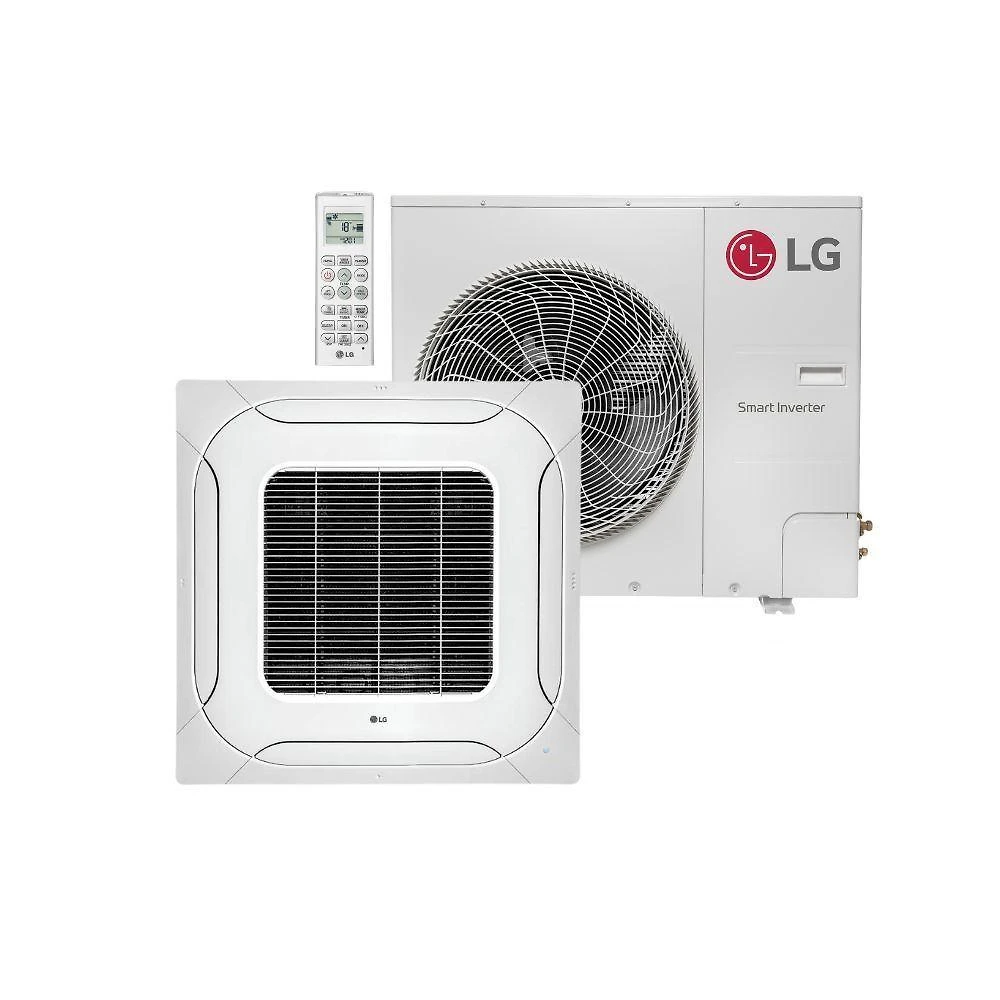 Ar condicionado lg cassete inverter 4 vias 36000 btus frio 220v ztuq36gnlaa.anwzbr1