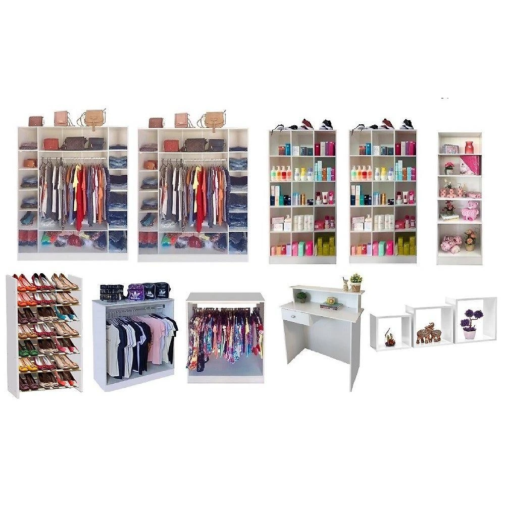 Expositores para Loja Roupa Boutique 12 Peças
