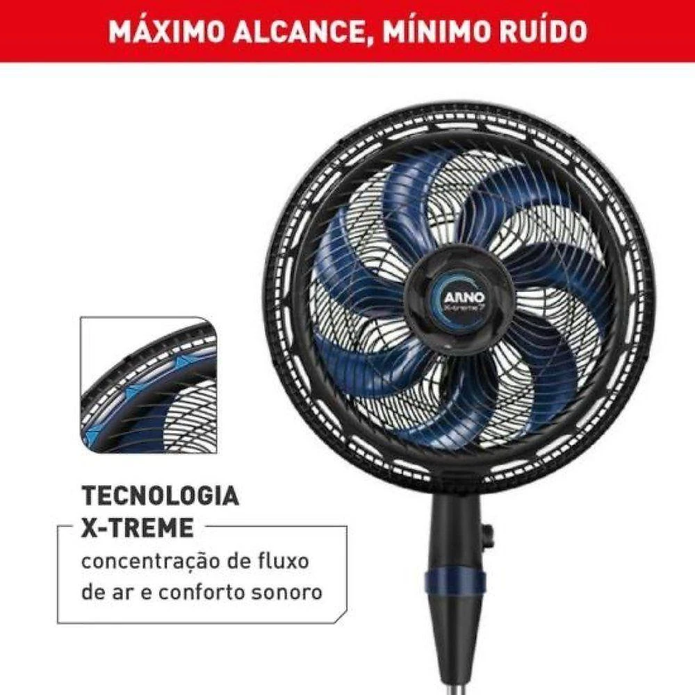 Ventilador de Coluna Arno 150W 40CM 7 Pás 3 Velocidades X-treme 7 110V