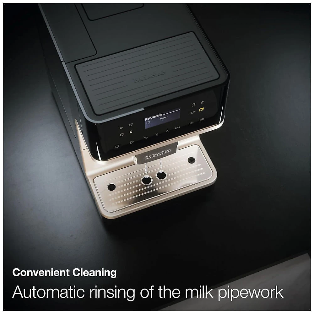 Miele CM 6160 MilkPerfection Lotus White - Máquina de Café Automática OneTouch for Two, AromaticSystem, WiFi, 120V