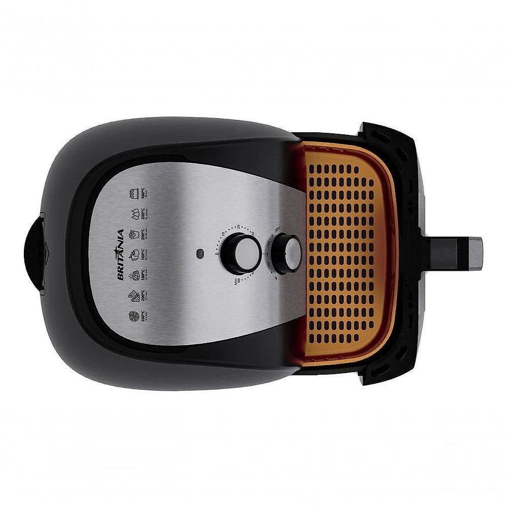 Fritadeira Elétrica Air Fryer BFR51 5,5L 1500W Antiaderente Gold Preto 110V