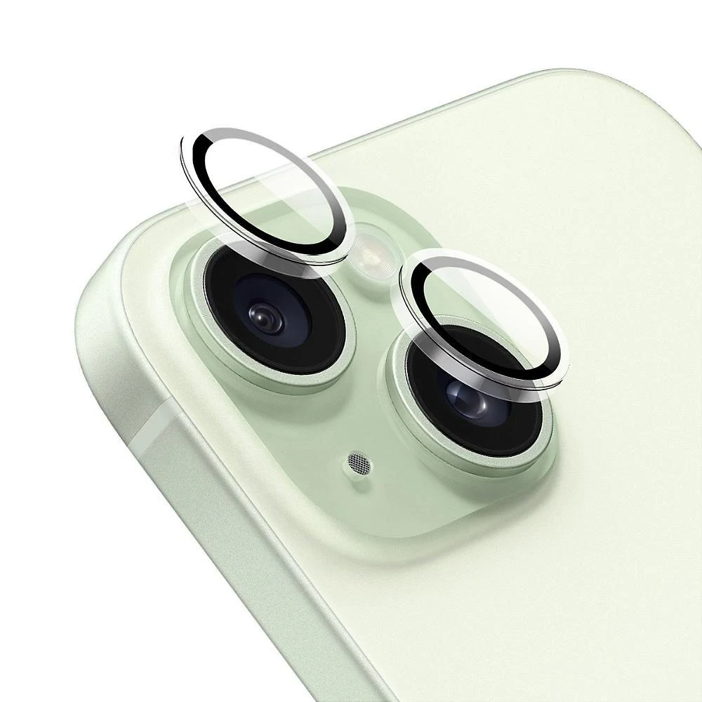 Protetor De Lente Para Iphone 15 Plus - Survivor - Transparente Com Molde Aplicador - Frame Para Câmera - Gshield