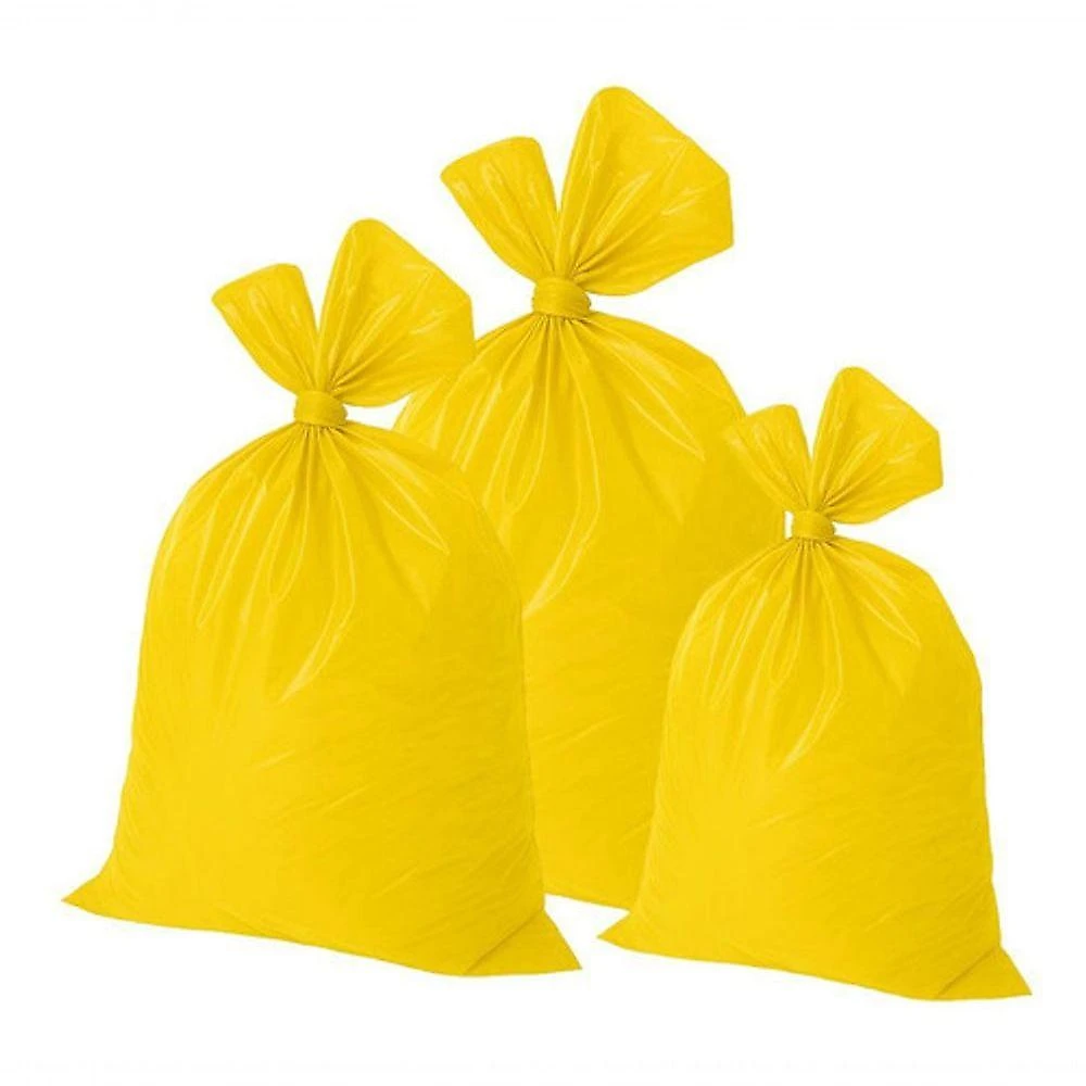 Saco de Lixo 20L Reforçado Amarelo Pacote com 20 Unidades Higipack