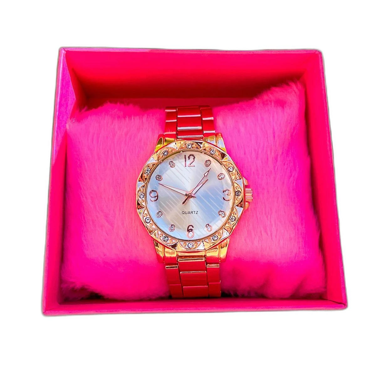 Relógio Feminino Rose Lançamento Linha Quartz Com Garantia