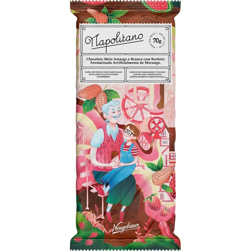 Chocolate Barra Napolitano Neugebauer 70g
