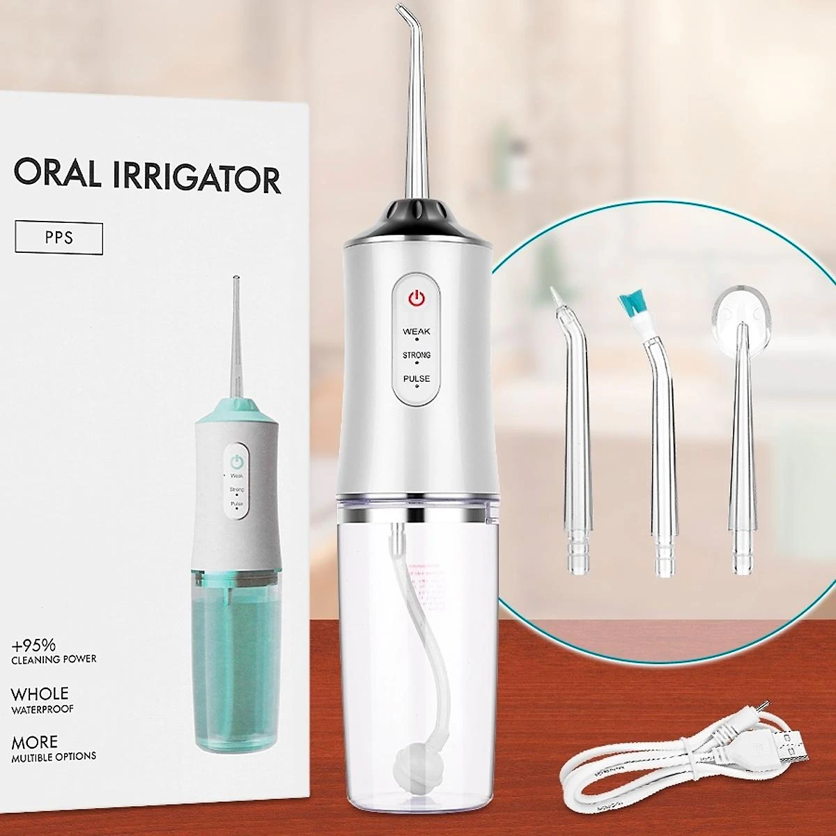 Irrigador Oral Mornwell 2 Bicos Limpeza Profunda