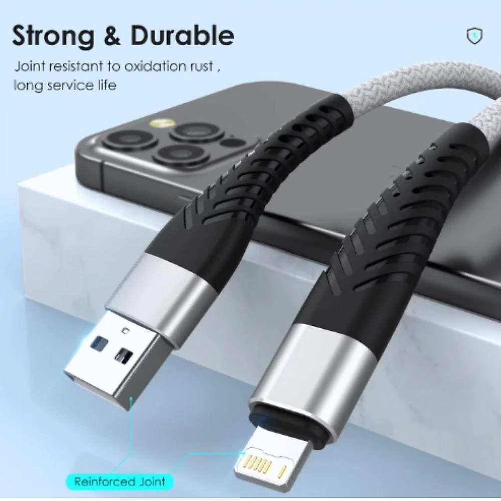 Cabo De Dados Lightning 3.0a Quick Charge 1 Metro Kapbom