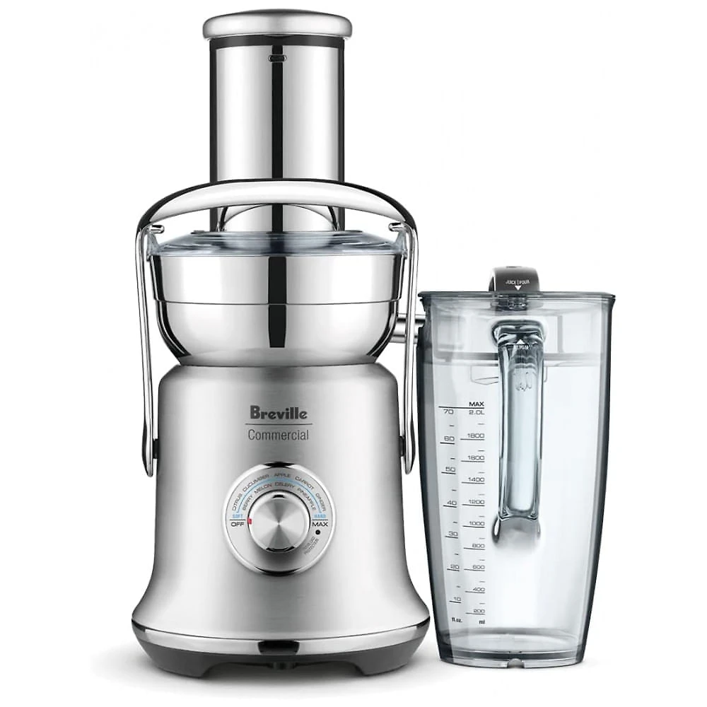 Centrífuga de Frutas 2L em Aço Inoxidável Escovado com Tecnologia Cold Spin, Controle de Polpa e Lâmina Removível, 110V...