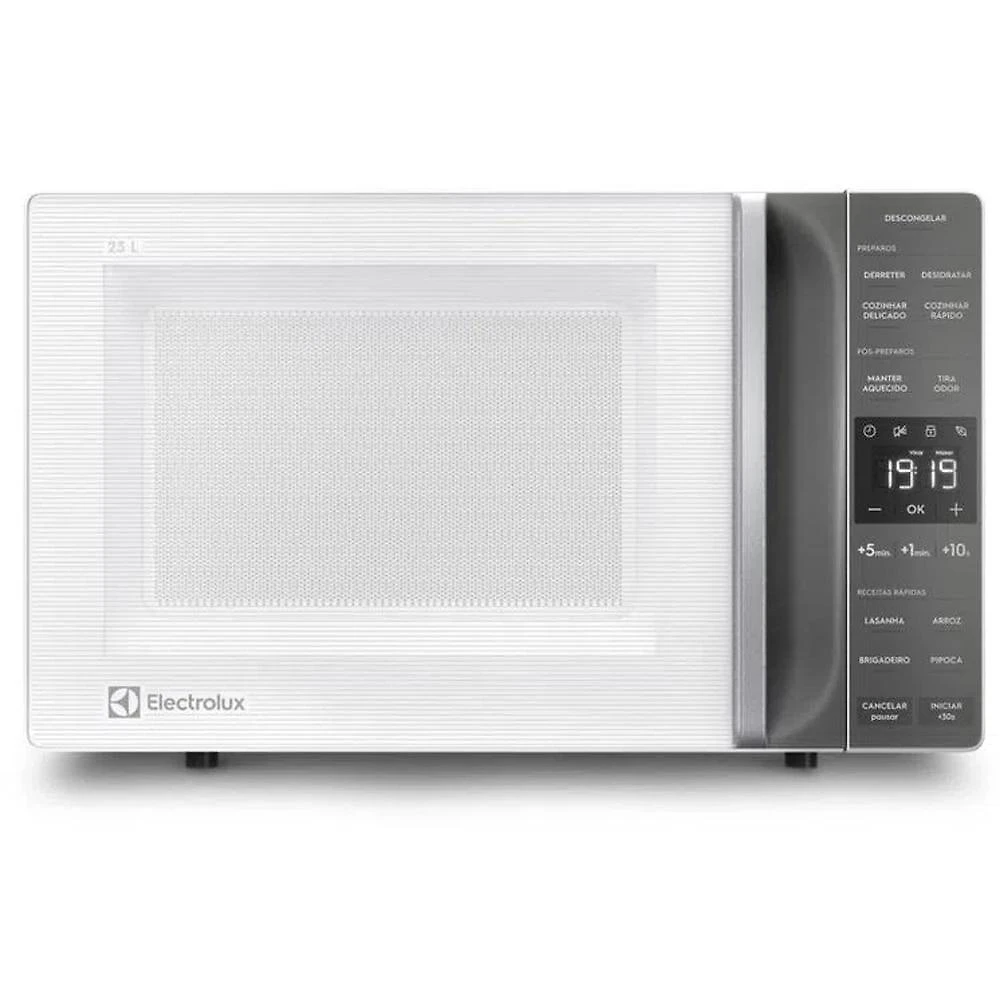 Micro-ondas Electrolux 23 Litros Efficient com Descongelamento Assistido ME23B Branco, 220 Volts