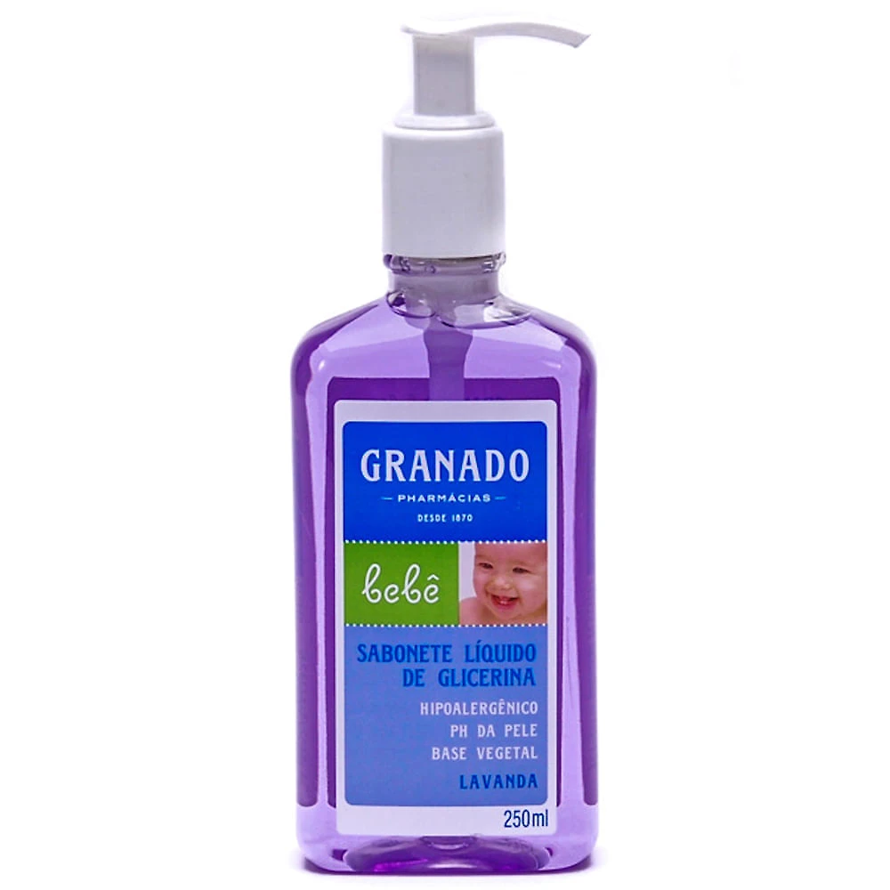 Sabonete Infantil Líquido Granado Bebê Lavanda com 250ml