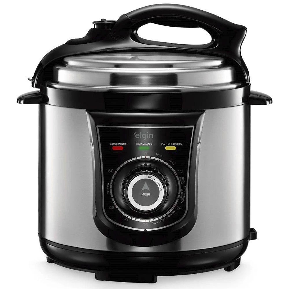 Panela De Pressão Elétrica Elgin 4l Inox - 110v