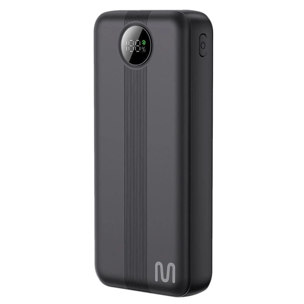 Power Bank Multi CB176 com Carregamento Rápido 20000MAH e Display LCD Digital Preto