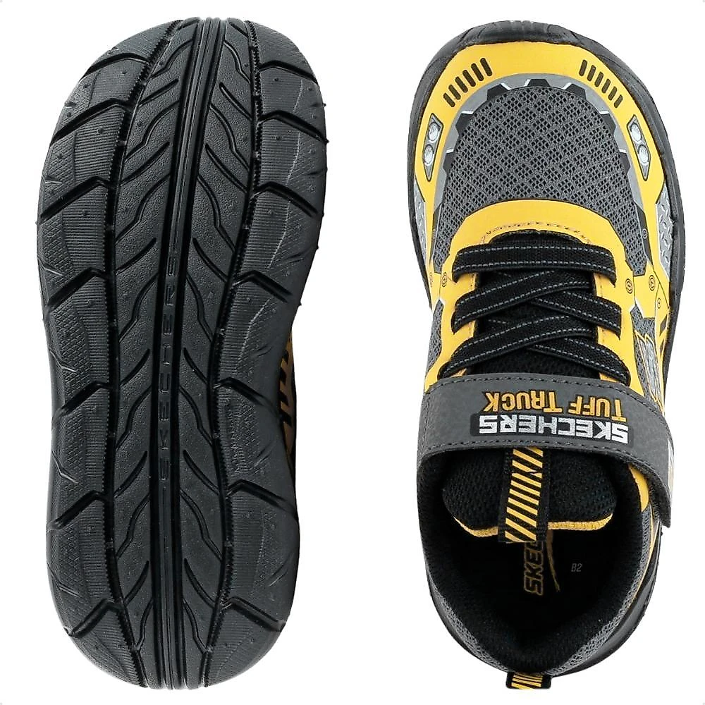 Tênis Skechers Tracks Infantil Chumbo / Amarelo - 21