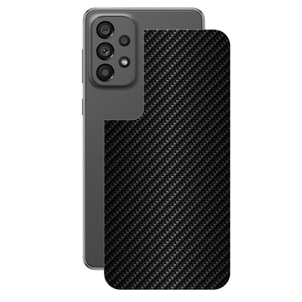 Película Para Samsung Galaxy A73 5g - Traseira De Fibra De Carbono Preta - Gshield
