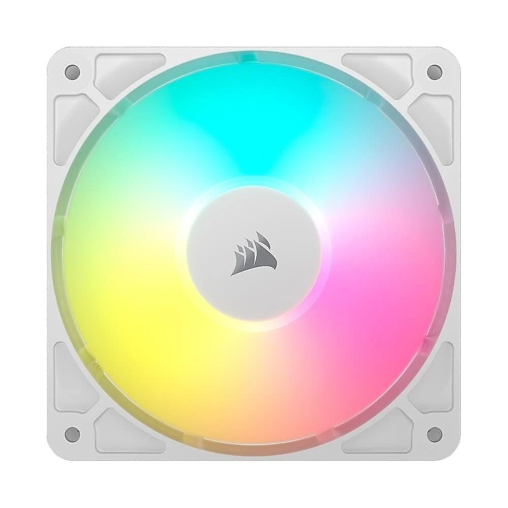 Kit com 3 Ventoinhas Corsair RS120 ARGB, 120mm, PWM, Branco - CO-9050185-WW