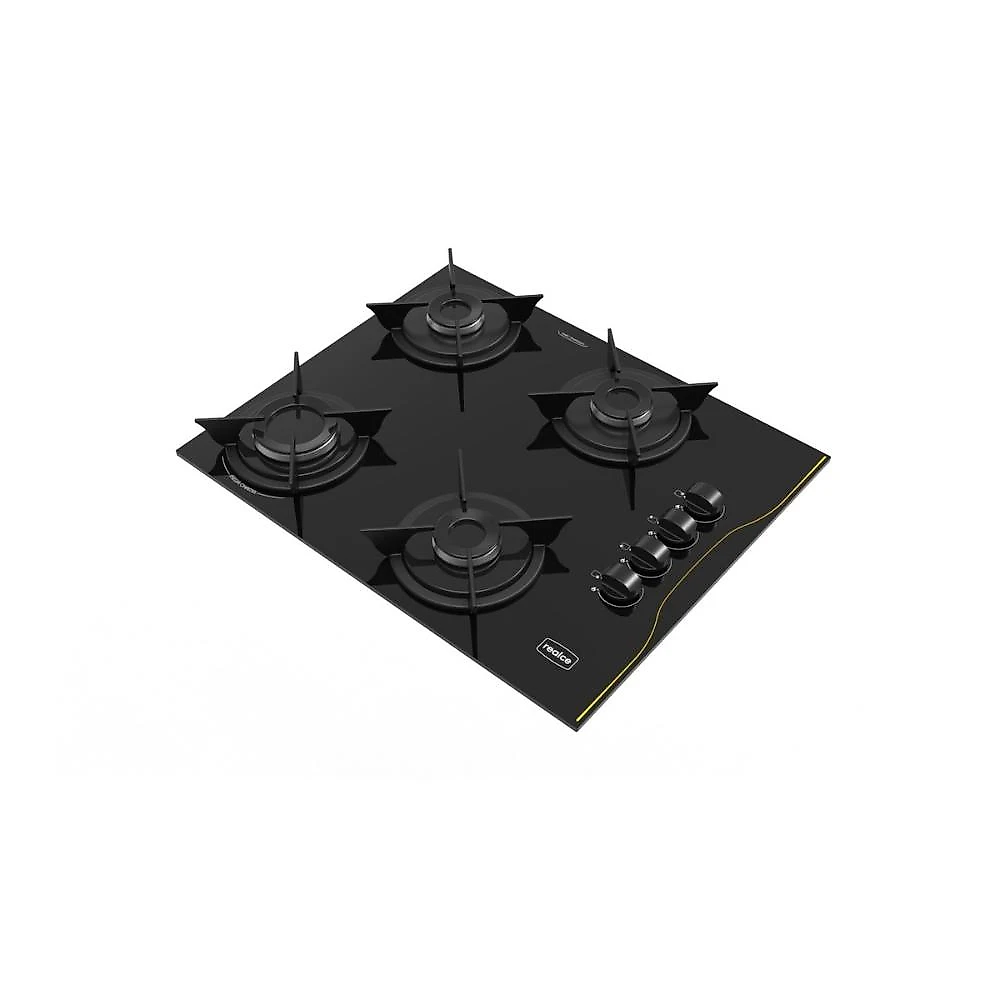 Cooktop 4 Bocas a Gás Realce Bivolt CR224 Preto - 127/220