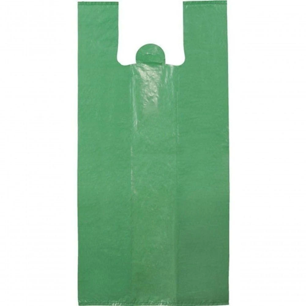 Sacola Plástica Reciclada 30x40 Pct 4 kg 100% Reciclável Verde Higipack