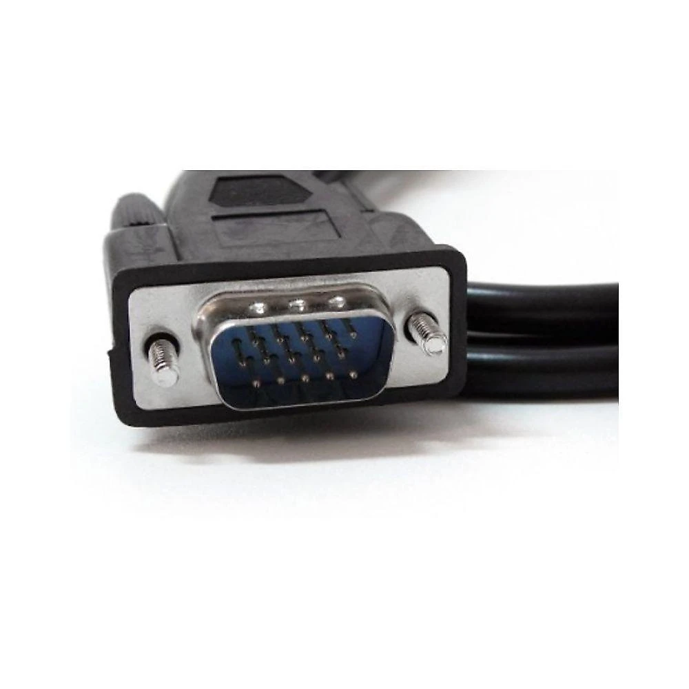 Cabo VGA HD15 Macho com Filtro 40 Metros Preto NWT para Vídeo Estável
