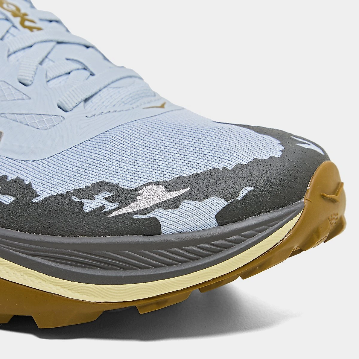 Tênis Hoka Torrent 4 Masculino Cinza+Dourado - 39