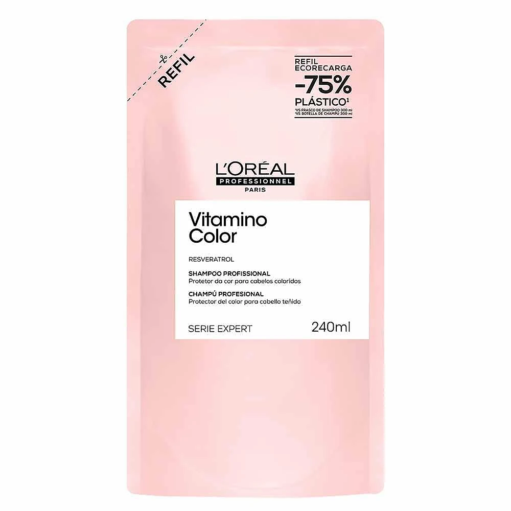 Refil l'oréal profissionnel resveratrol vitamino color shampoo 240ml