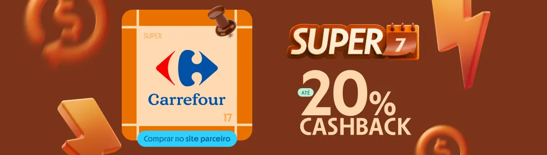 CARREFOUR COM ATÉ 20% DE CASHBACK