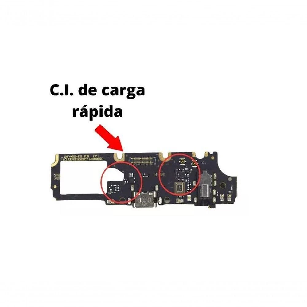 Conector De Carga Flex Com Placa Para Celular K41s K410 Turbo
