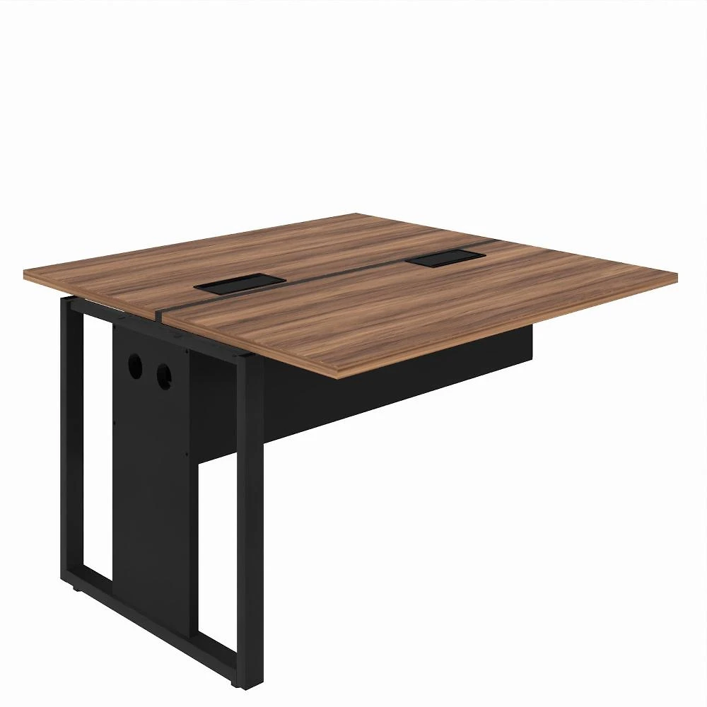 Miniatura Plataforma Dupla Acoplar Pé Quadro Espresso Móveis Marrom/Preto